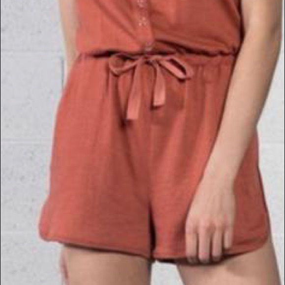 Rust Romper - Picture 3 of 4